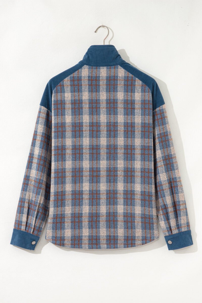 Corduroy Snap Button Shacket - Image 5
