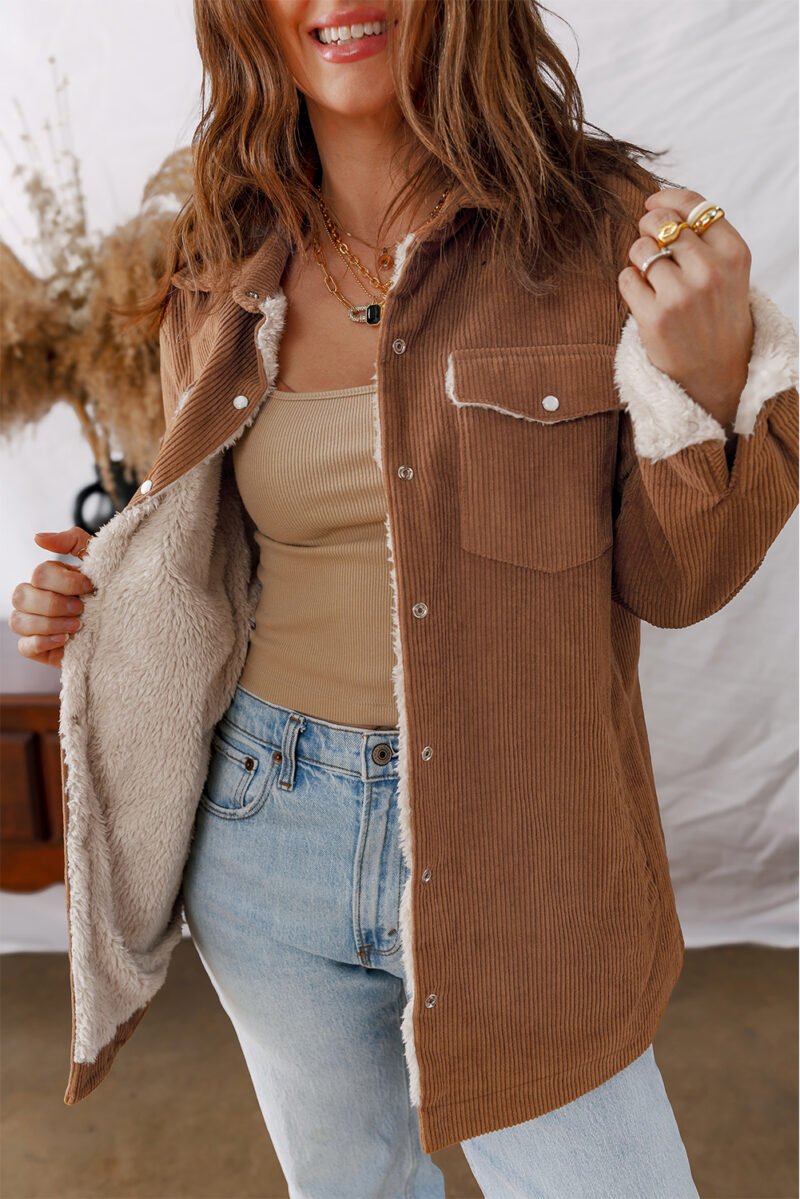 Buckskin Belle Corduroy Shacket - Image 3