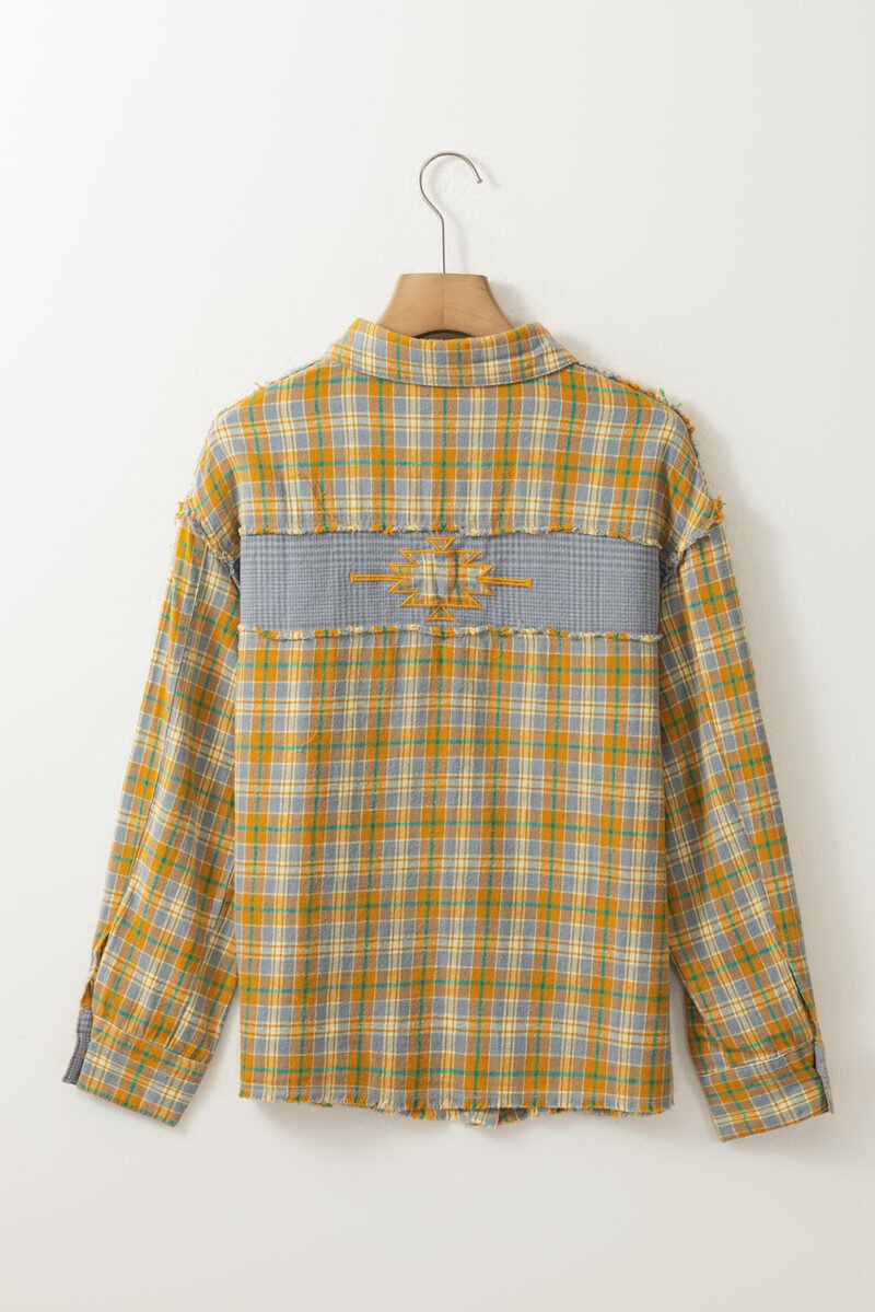 Ginger Plaid Shacket - Image 5