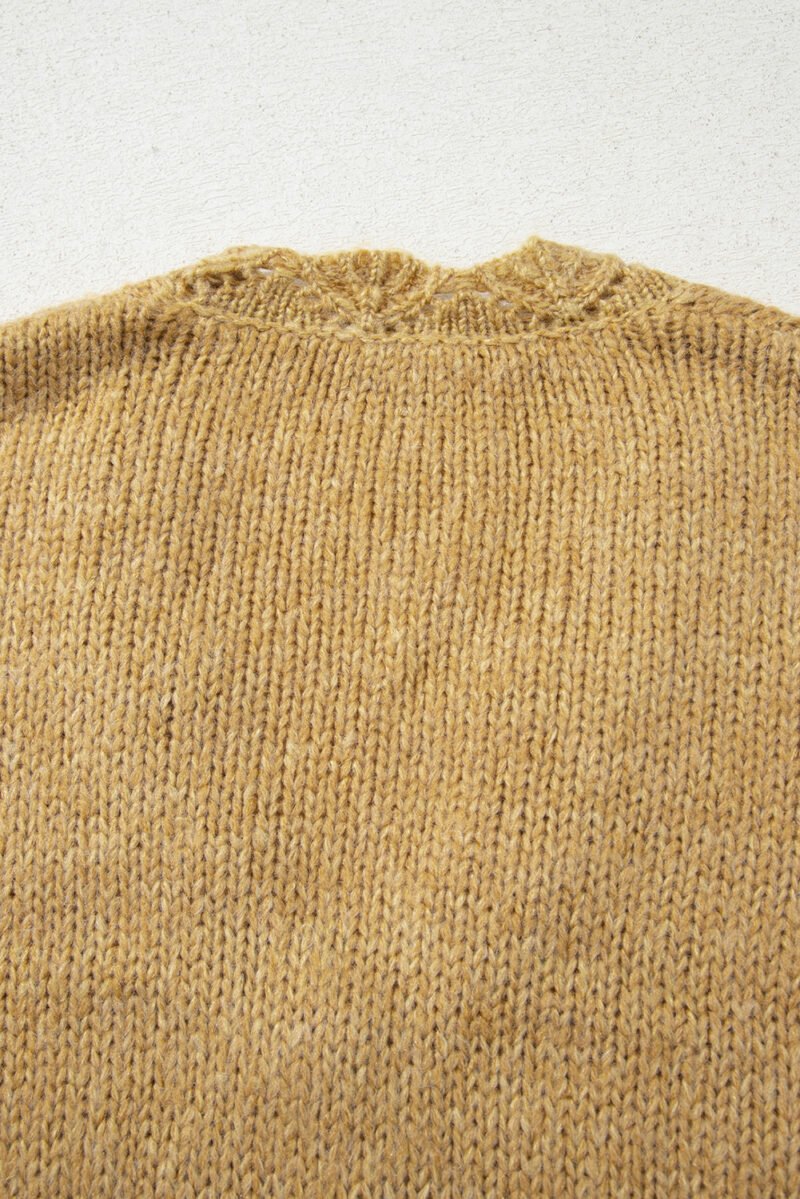 Churned Butter Lantern Sleeve Cardigan - Image 9