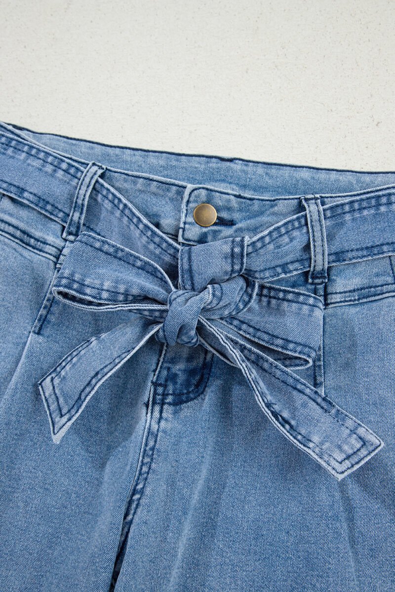 Big Bow Wide Leg Jeans - Image 8
