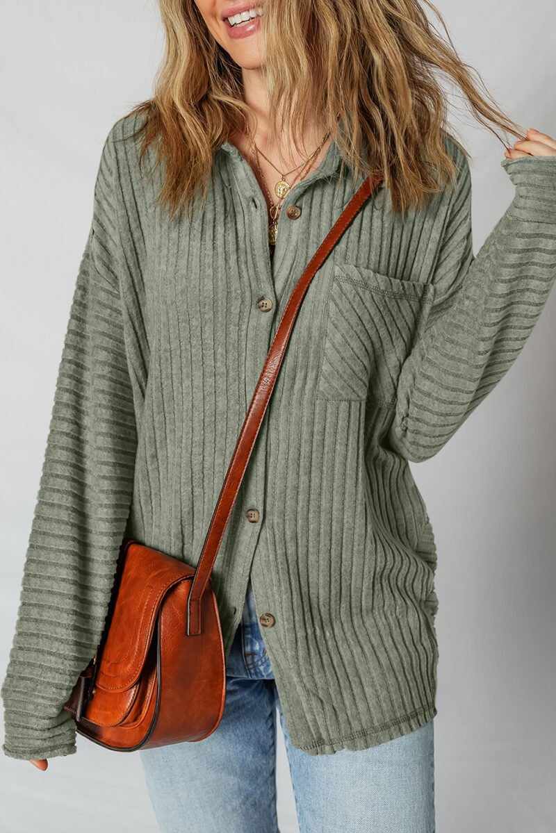 Mist Green Shacket - Image 5