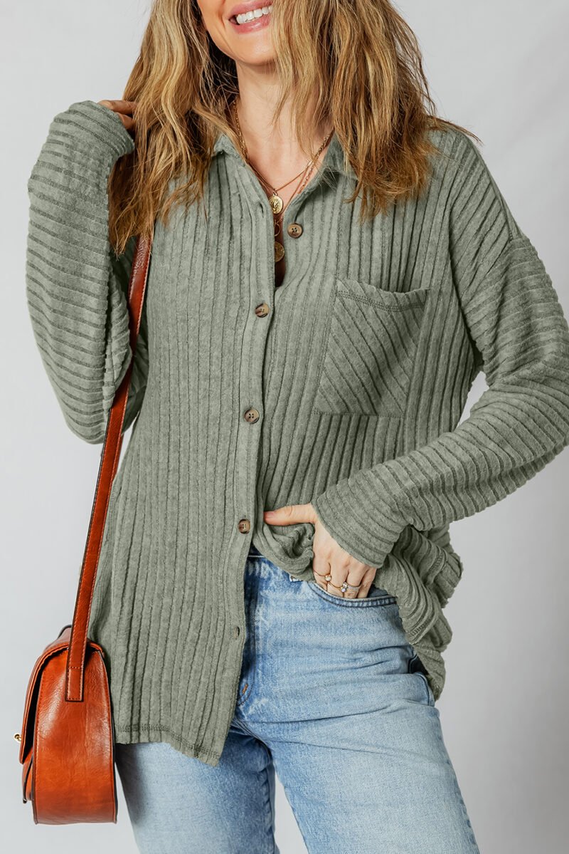 Mist Green Shacket