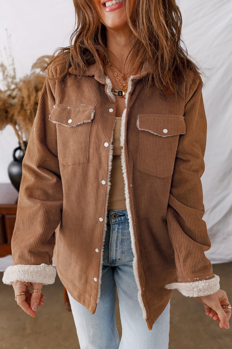Buckskin Belle Corduroy Shacket - Image 4