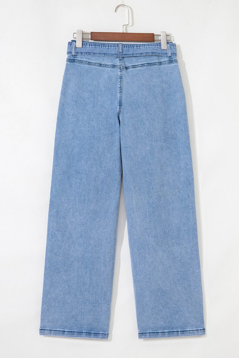 Big Bow Wide Leg Jeans - Image 2