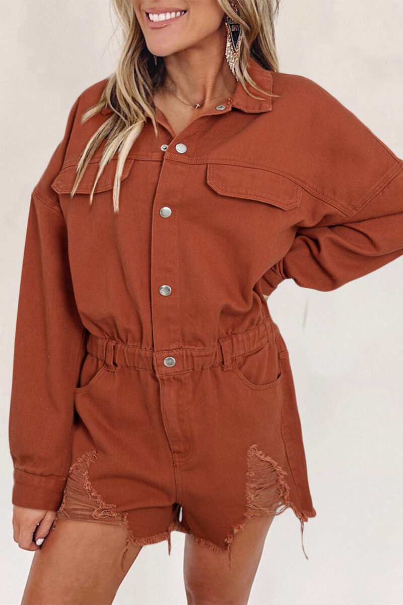 Rodeo Moon Denim Romper