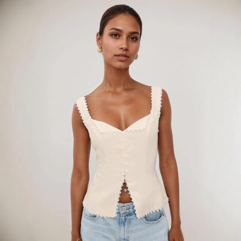 English Summer Vest Top