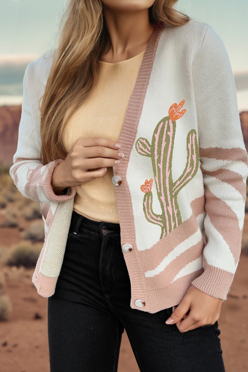 Cactus Bloom Cardigan