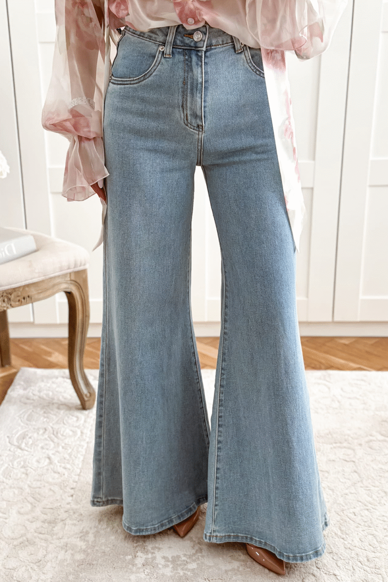 Christine Bell Bottom Jeans