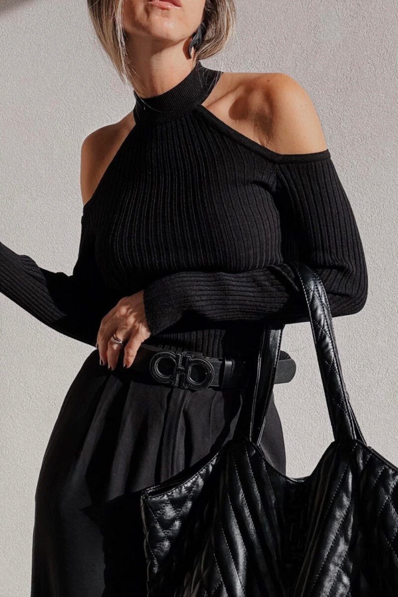 Solstice Garden Choker Sweater - Image 4