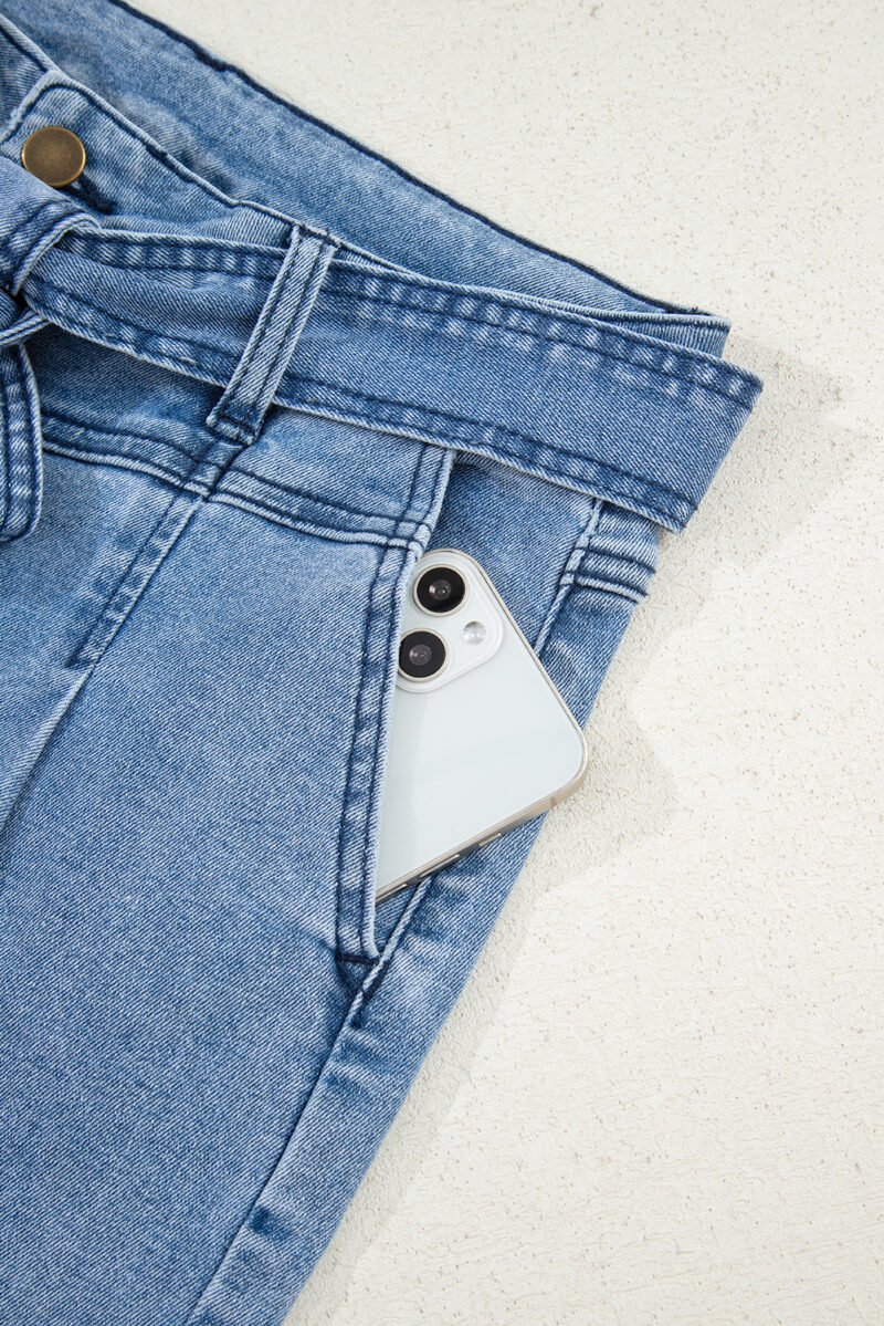 Big Bow Wide Leg Jeans - Image 7