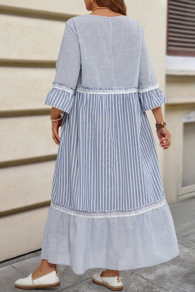 Mixed Patchwork Shift Dress - Image 2
