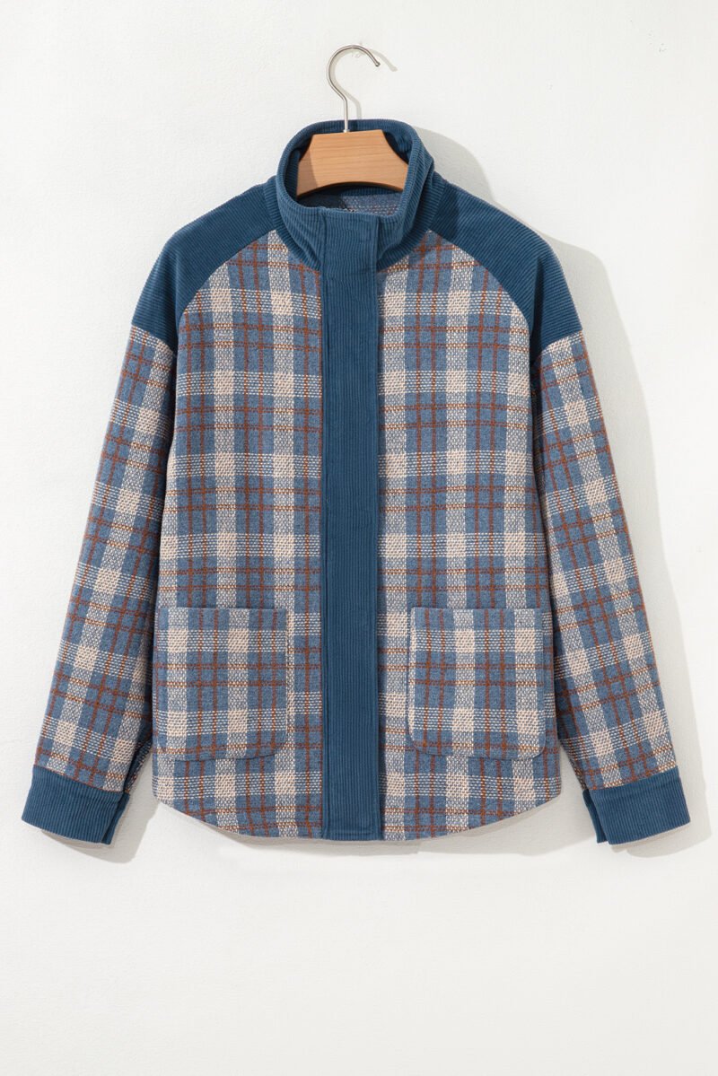 Corduroy Snap Button Shacket - Image 4