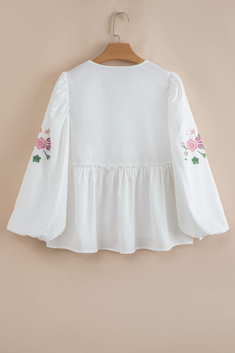 Dustflower Babydoll Blouse - Image 6