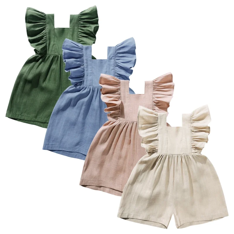 Linnen Summer Romper - Image 2