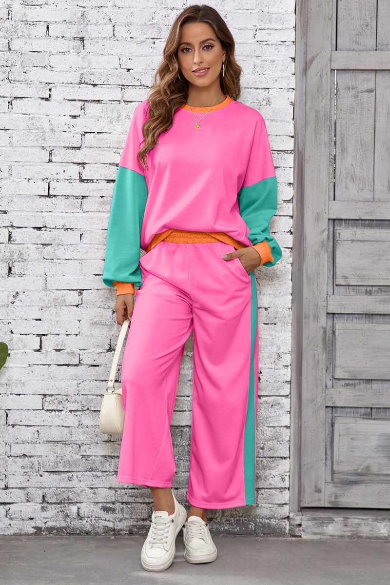 Chestnut Block Pullover Set - Image 13