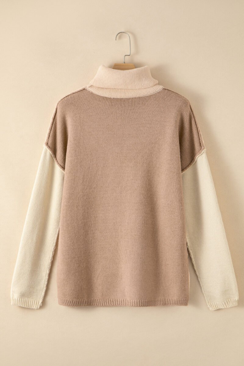 Pale Chestnut Knit Sweater - Image 6