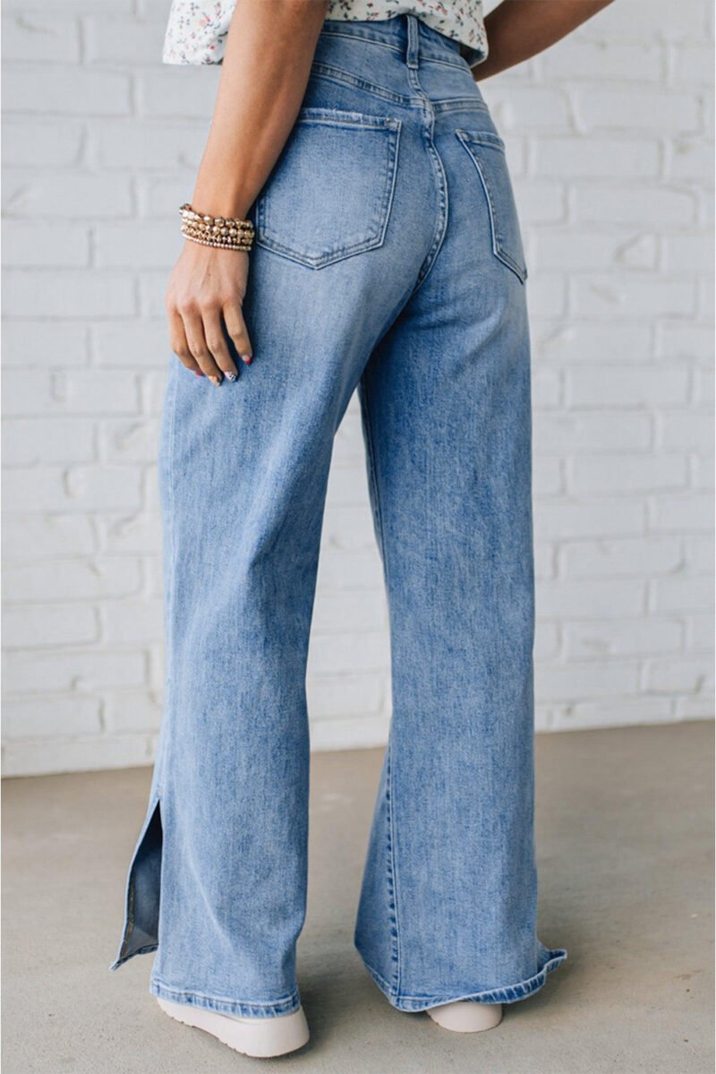 High Rise Drawstring Jeans - Image 2
