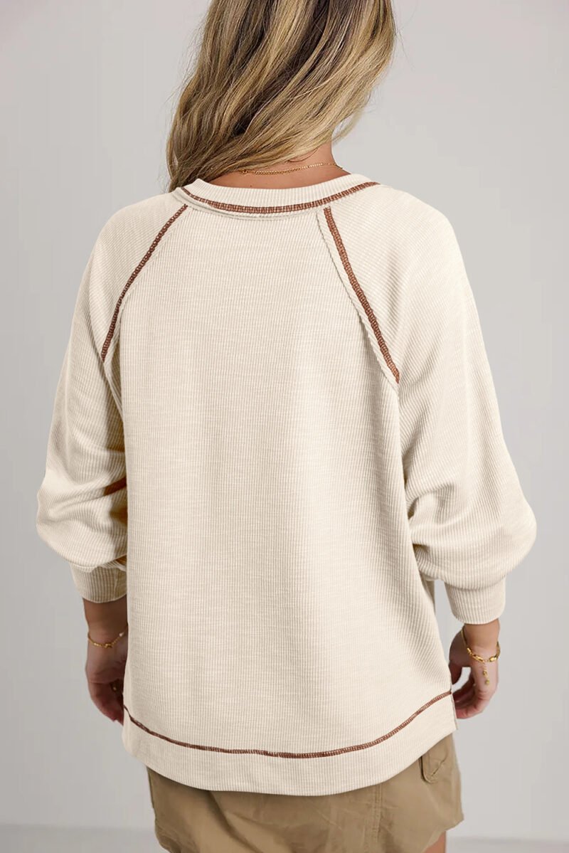 Velvet Ember Pullover Top - Image 4