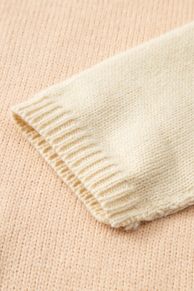 Pale Chestnut Knit Sweater - Image 8