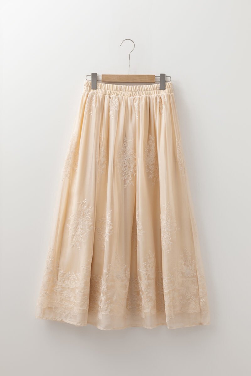 Oatmeal Fields Maxi Skirt - Image 9