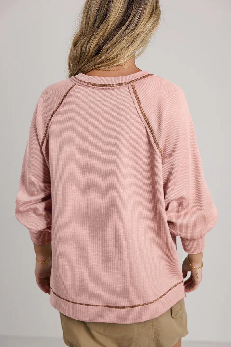 Velvet Ember Pullover Top - Image 13
