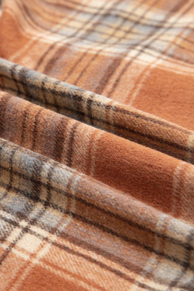 Brown Plaid Shacket - Image 8