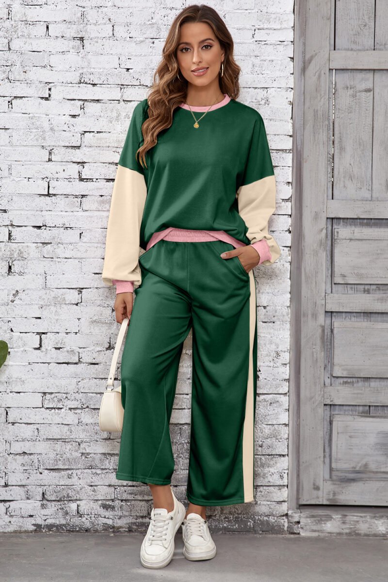 Chestnut Block Pullover Set - Image 17