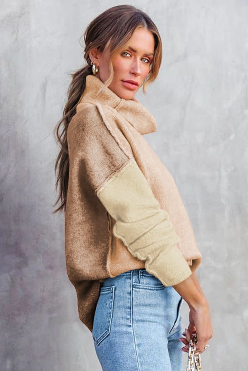 Pale Chestnut Knit Sweater - Image 2
