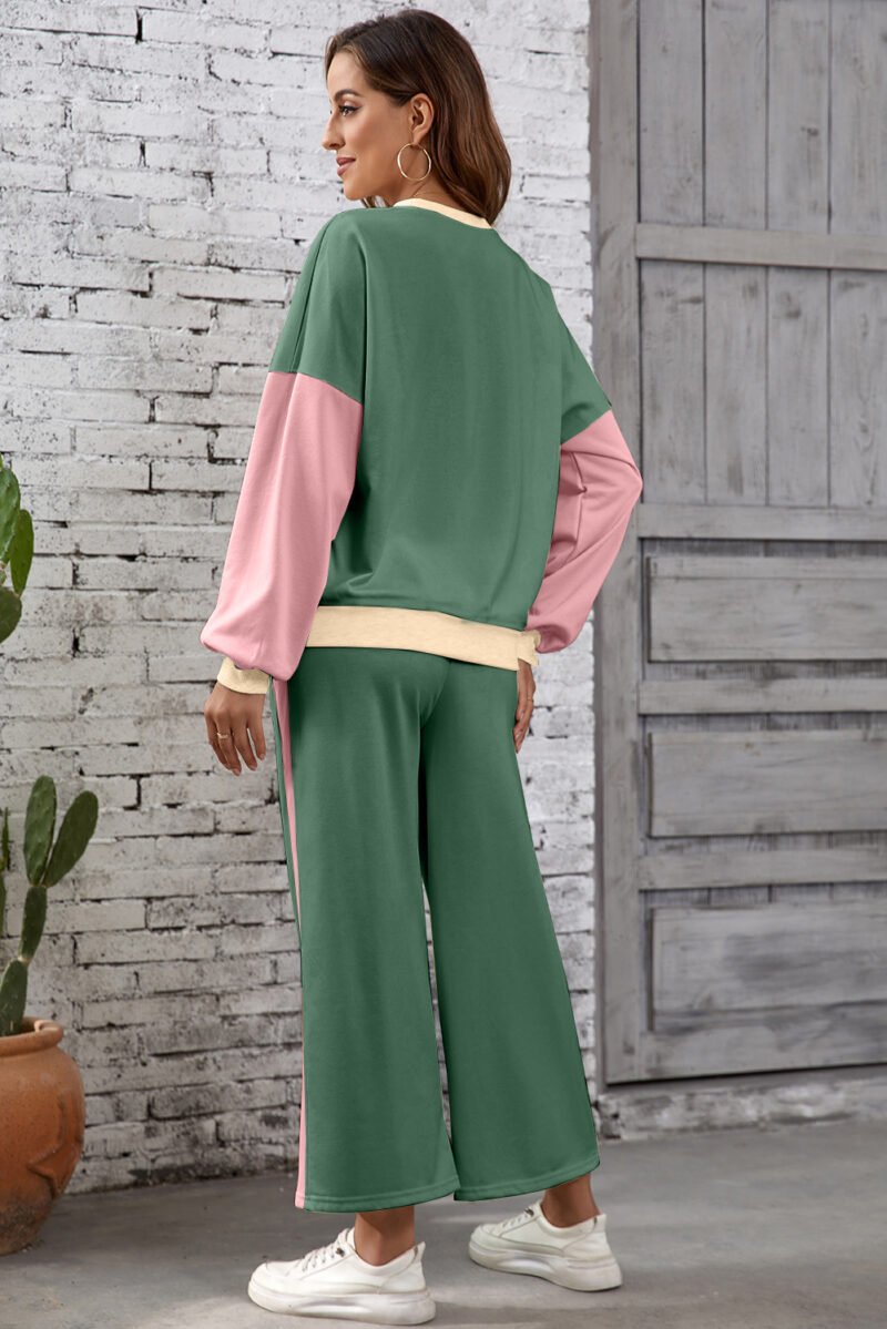 Chestnut Block Pullover Set - Image 6