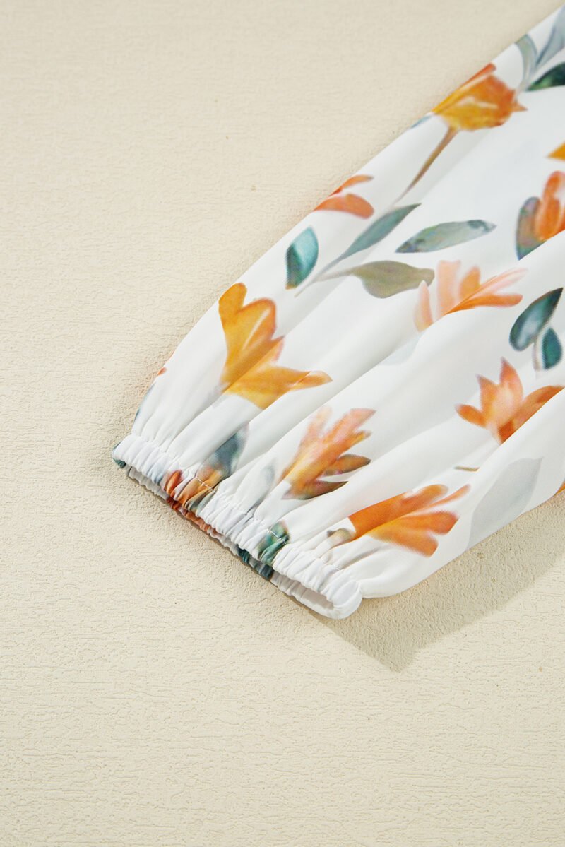 Almond Bloom Mini Dress - Image 10