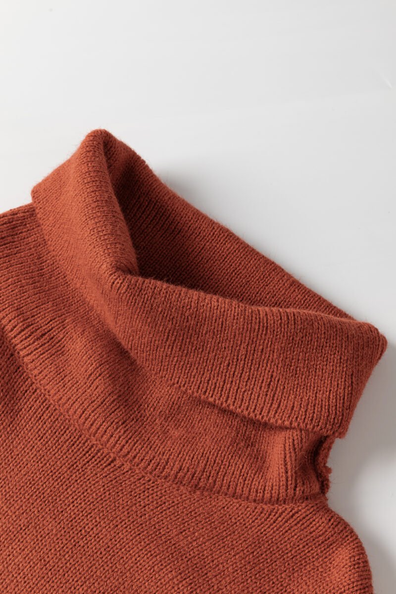 Pale Chestnut Knit Sweater - Image 16