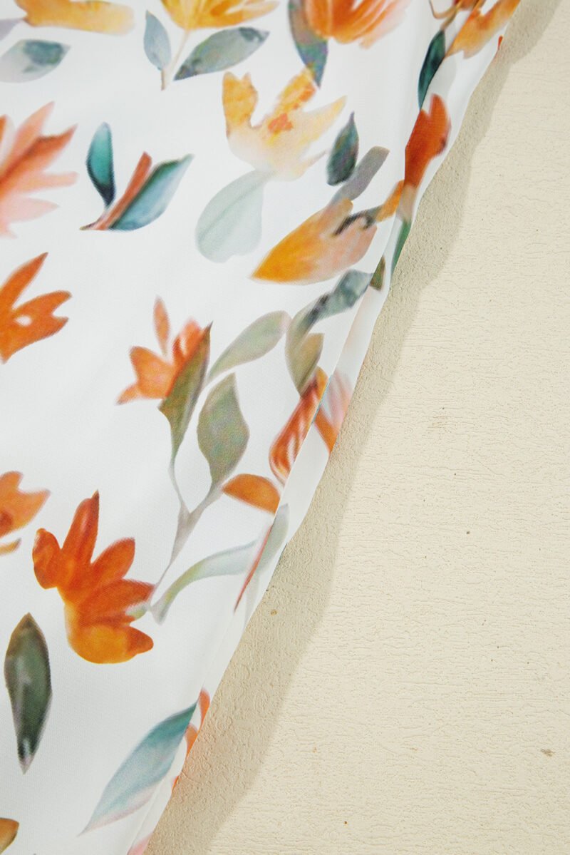 Almond Bloom Mini Dress - Image 13