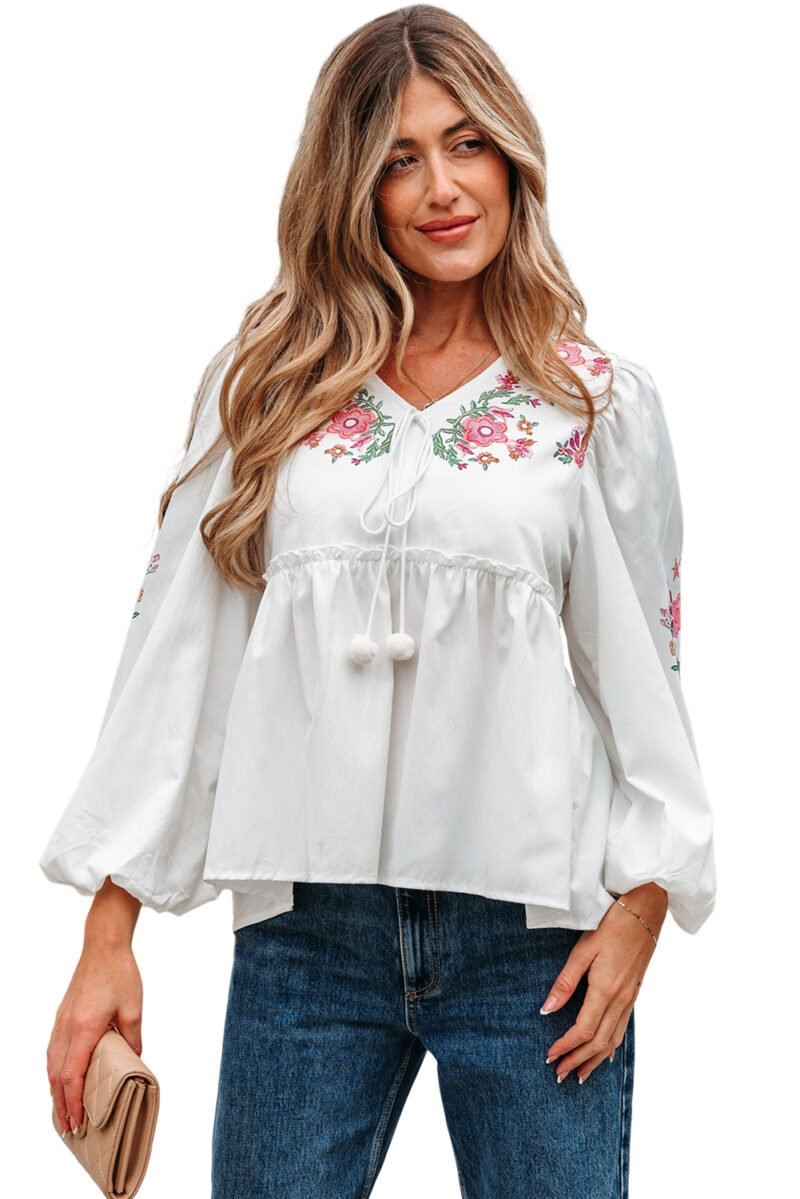 Dustflower Babydoll Blouse - Image 20