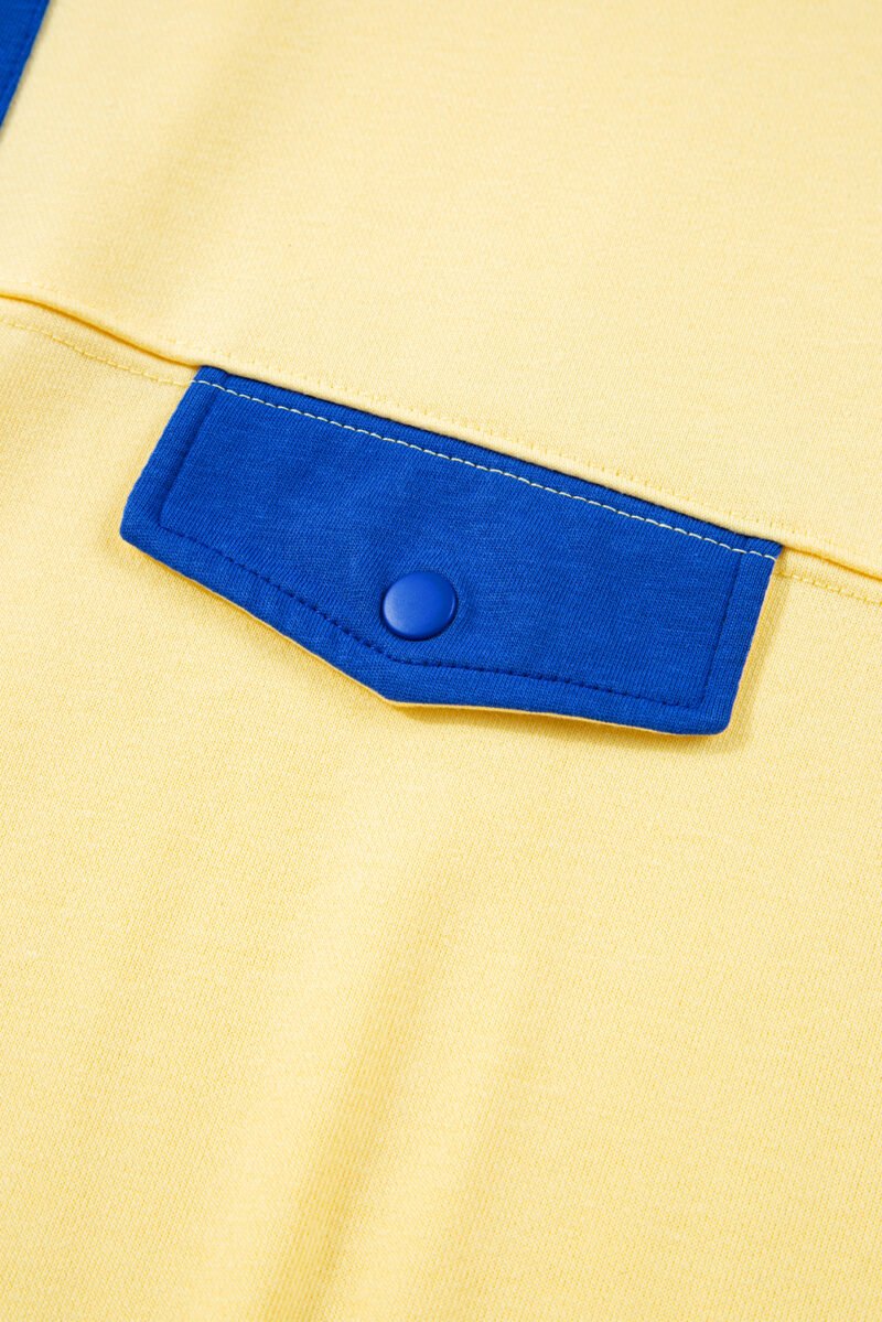 Color Block Pullover and Shorts - Image 5