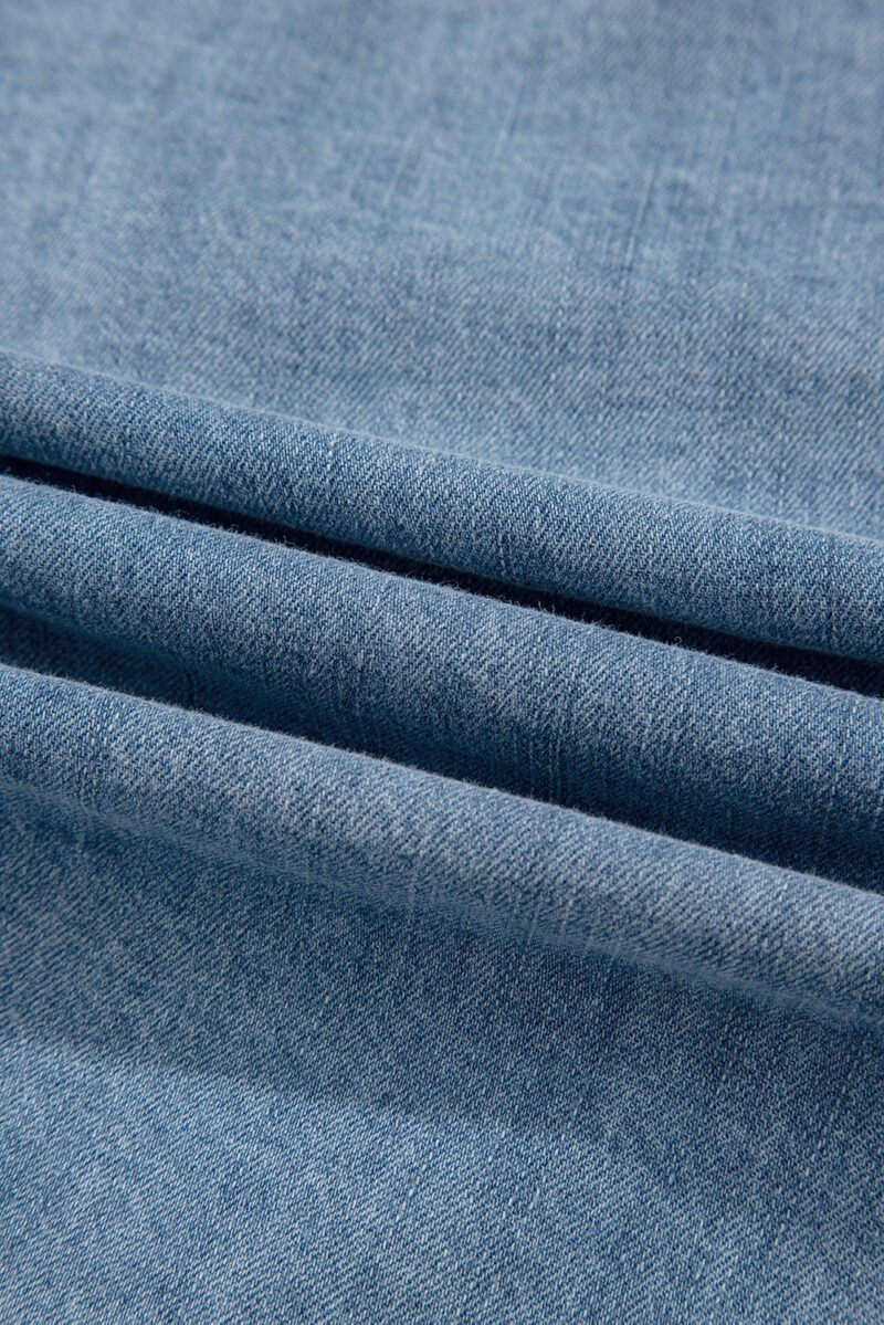 Dusk Puff Sleeve Denim Top - Image 19