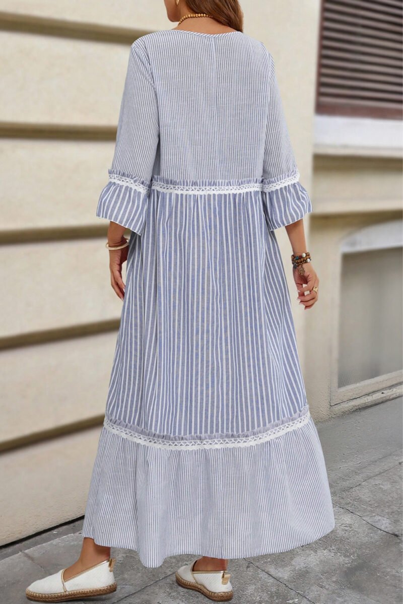 Costal Patchwork Maxi Dress - Image 2