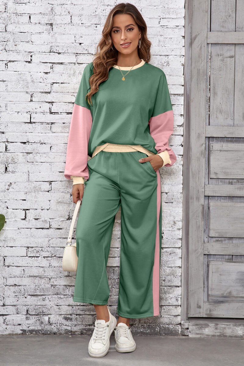 Chestnut Block Pullover Set - Image 7
