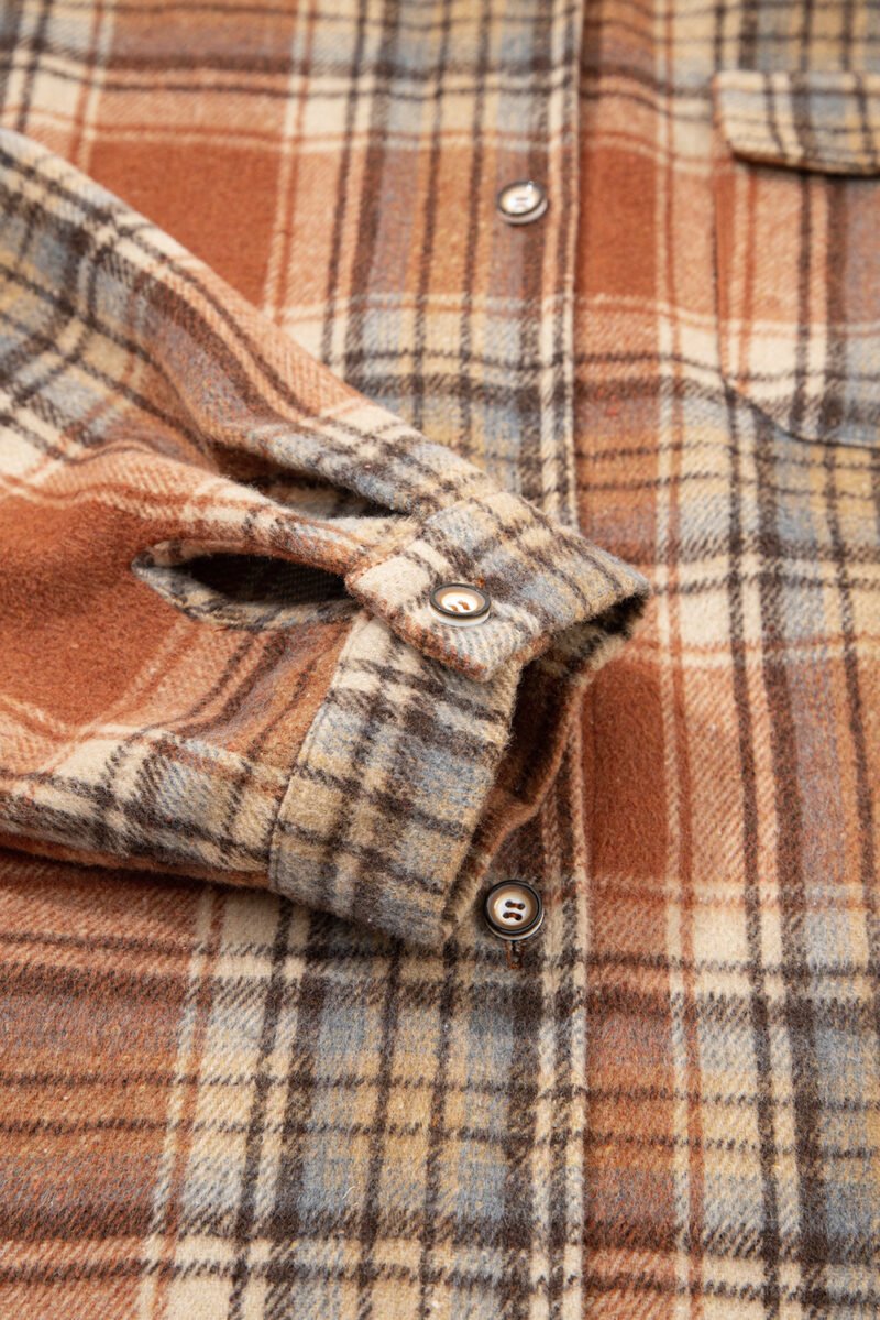 Brown Plaid Shacket - Image 5