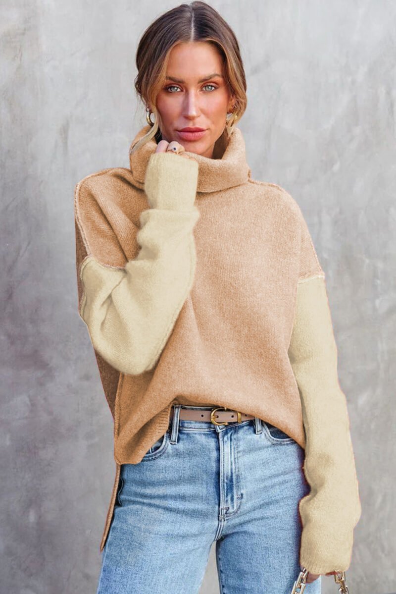 Pale Chestnut Knit Sweater - Image 4