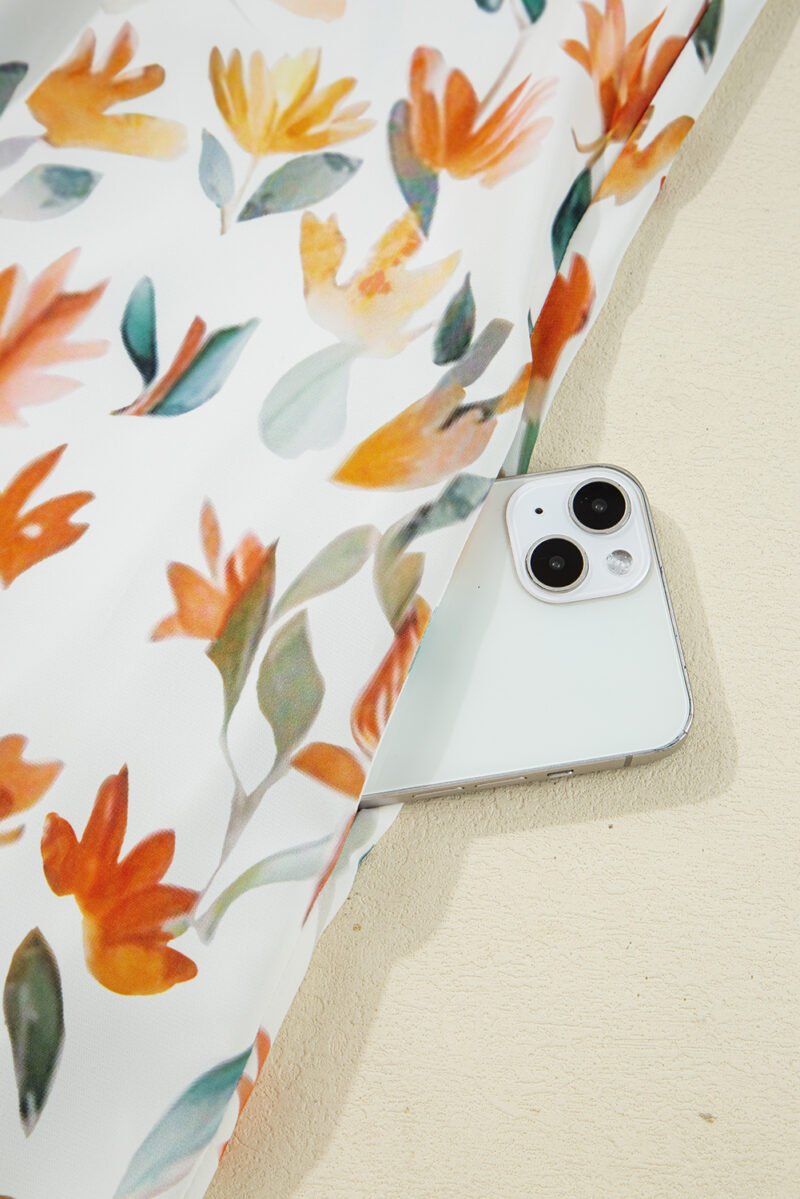 Almond Bloom Mini Dress - Image 14