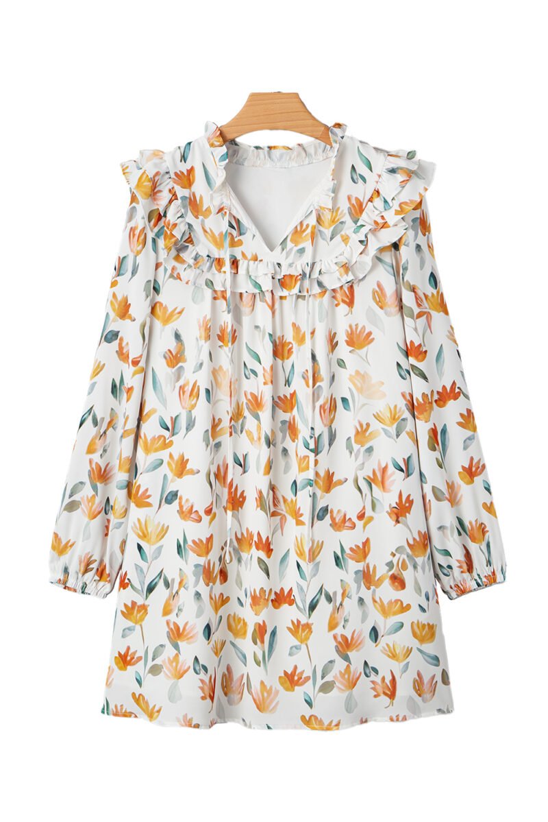 Almond Bloom Mini Dress - Image 24