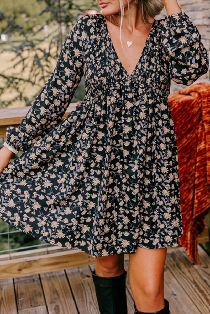 Smoke and Bloom Babydoll Dress