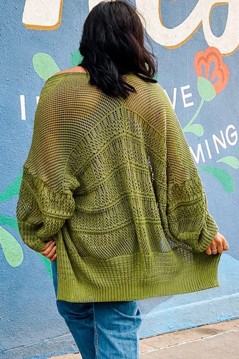 Spinach Open Cardigan - Image 2