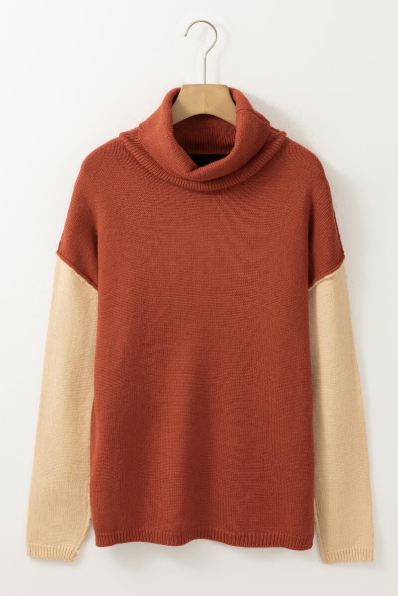 Pale Chestnut Knit Sweater - Image 13