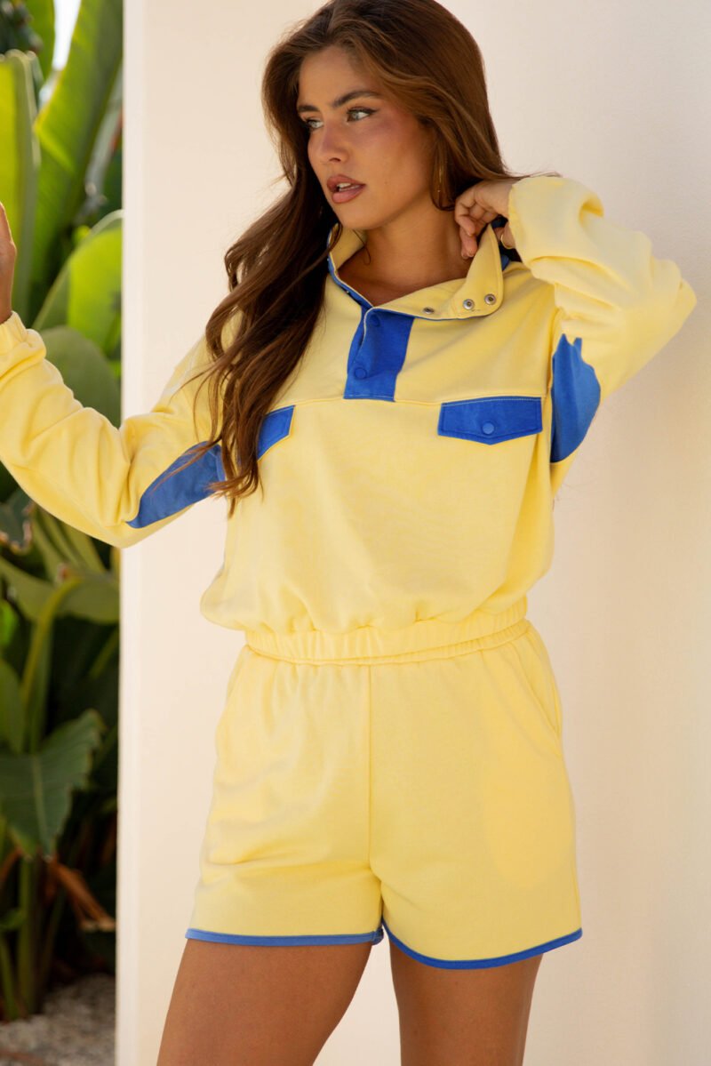Color Block Pullover and Shorts - Image 20