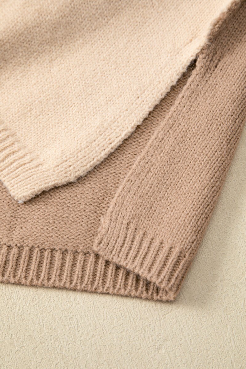 Pale Chestnut Knit Sweater - Image 9