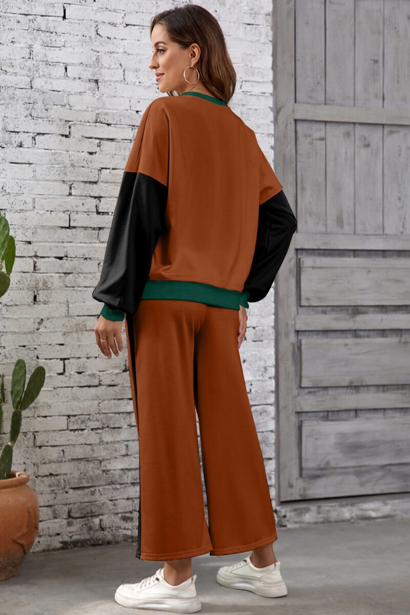 Chestnut Block Pullover Set - Image 2