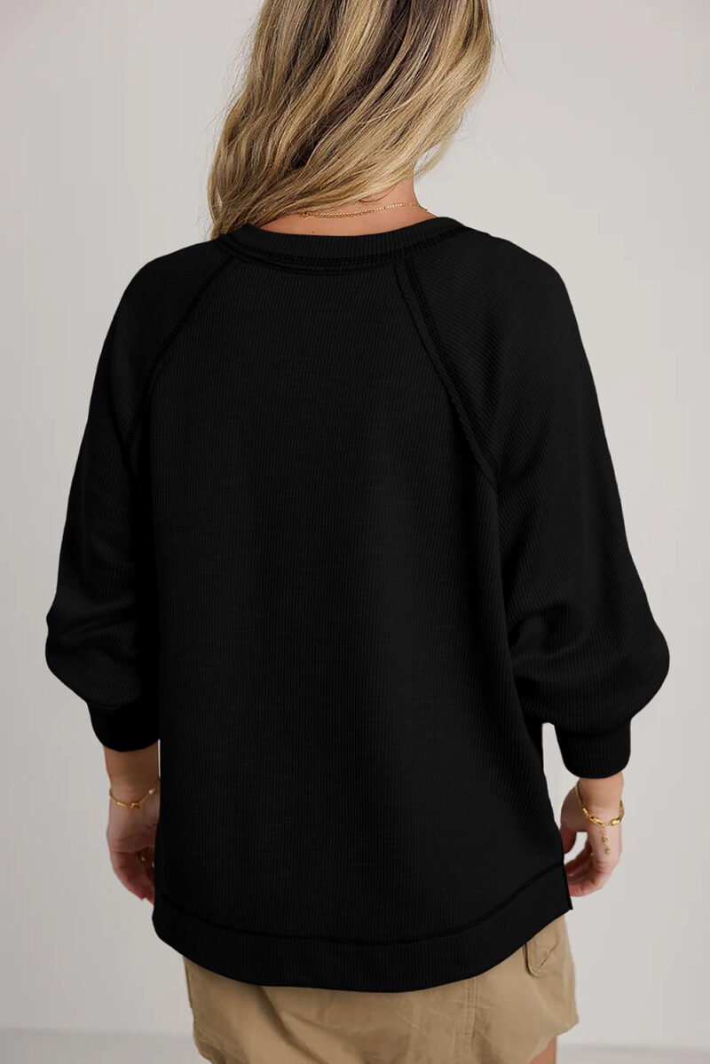 Velvet Ember Pullover Top - Image 2