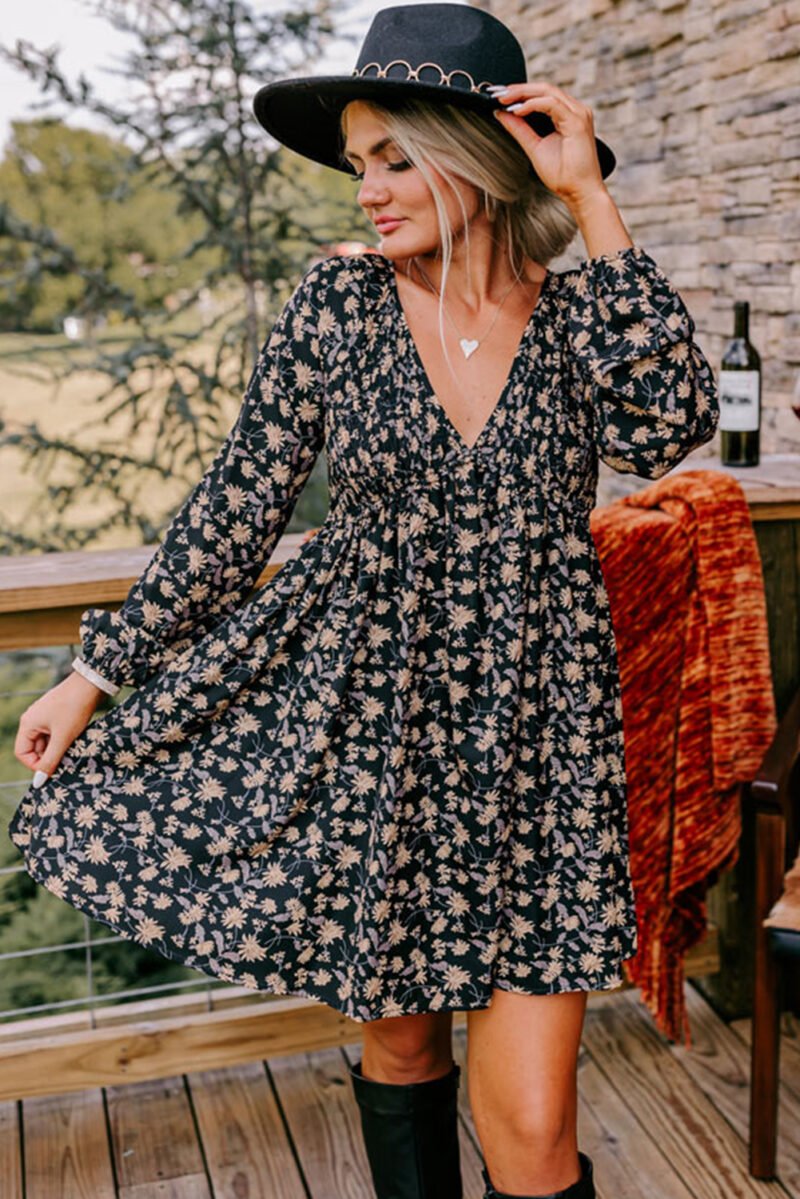 Smoke and Bloom Babydoll Dress - Image 3